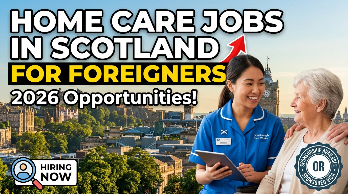 Home Care Jobs in Scotland For Foreigners 2026